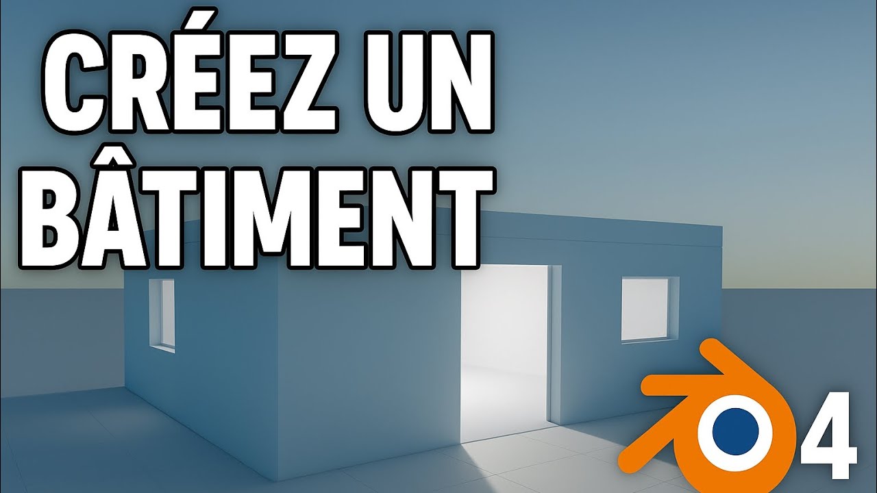 Blender : Réalisation facile un bâtiment, épaisseur de murs et compagnie