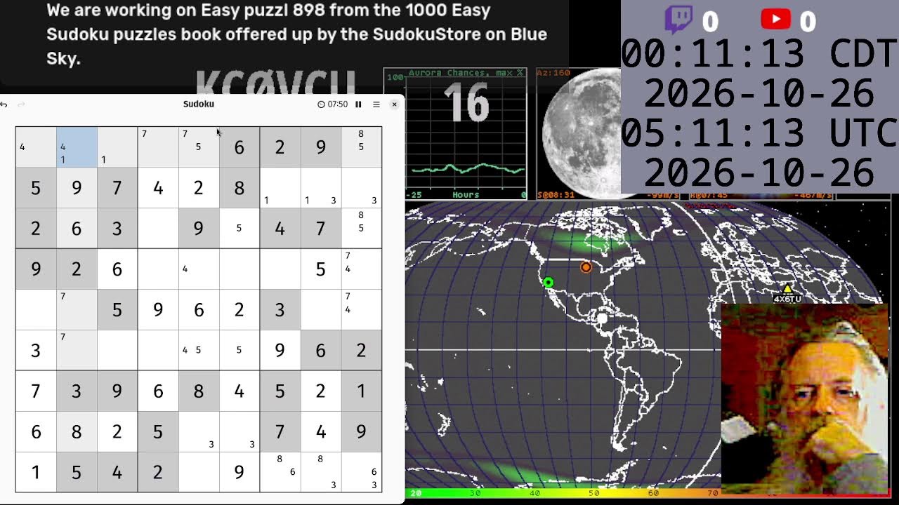 Sudoku on LInux (Pop! OS) - Daily Puzzle From BlueSky.social's ...