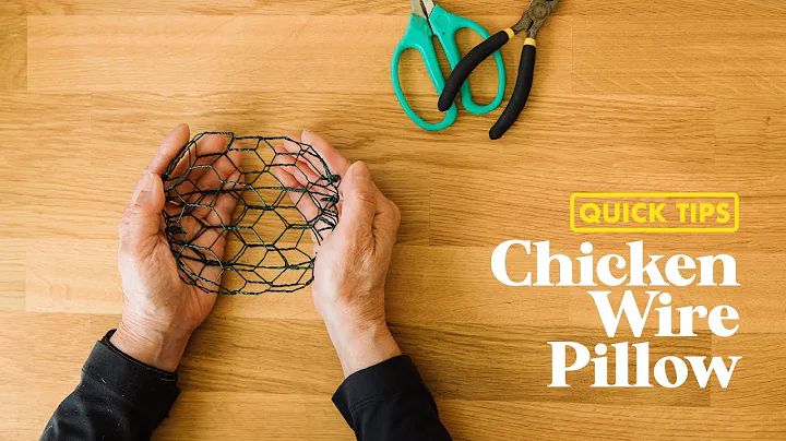 CHICKEN WIRE PILLOW / Quick Tips with Hitomi Gilliam