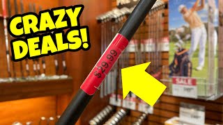 GOLF CLEARANCE SHOPPING AT MAJOR RETAILERS (Crazy Find!!)