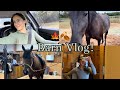 FALL BARN VLOG! | Come with me to the barn | DibbleCraft |