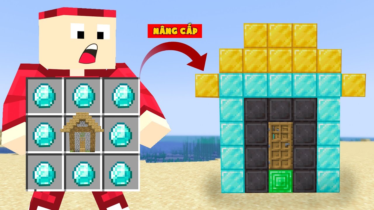 Minecraft Nhưng Nâng Cấp Siêu Cấu Trúc