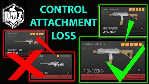 HOW TO CONTROL ATTACHMENT LOSS IN DMZ | DMZ INSURED WEAPON ATTACHMENTS HOW THEY WORK WITH CONTRABAND