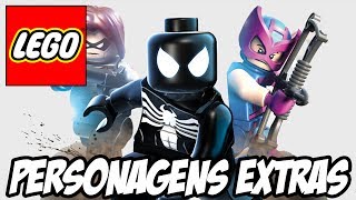 Lego Marvel Super Heroes - Todos os Personagens Extras DLC