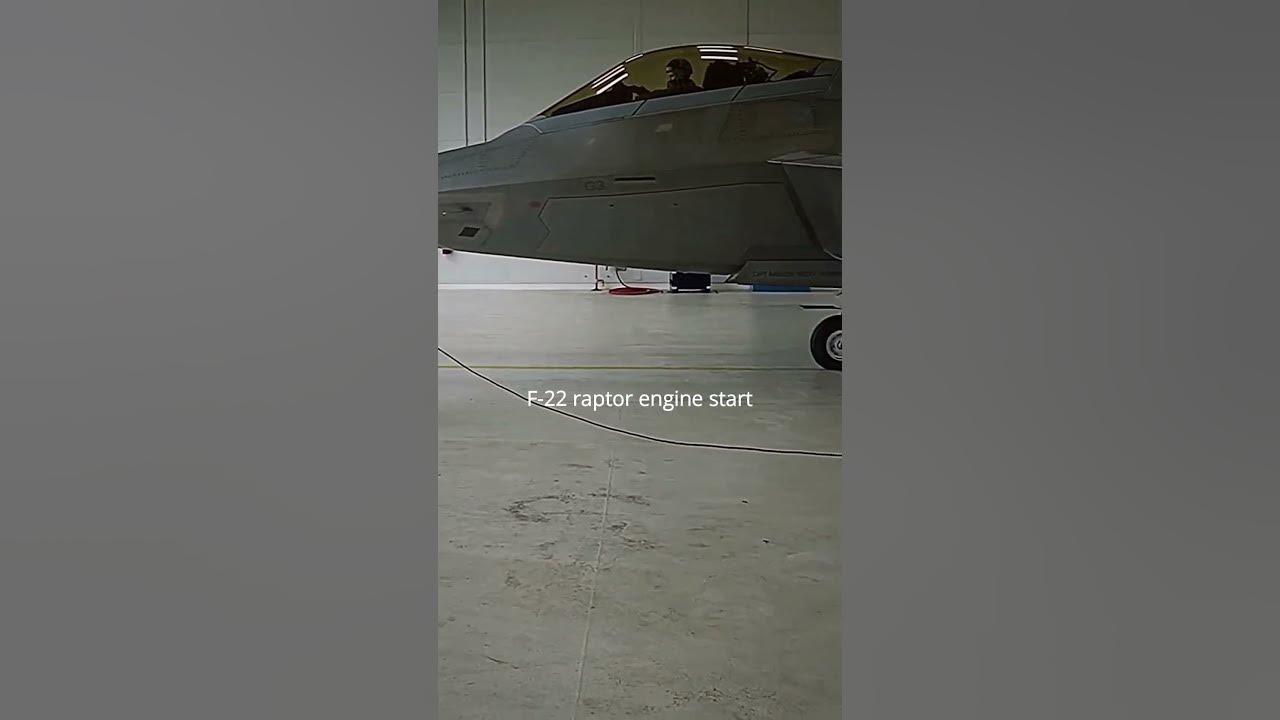 F-22 raptor engine start