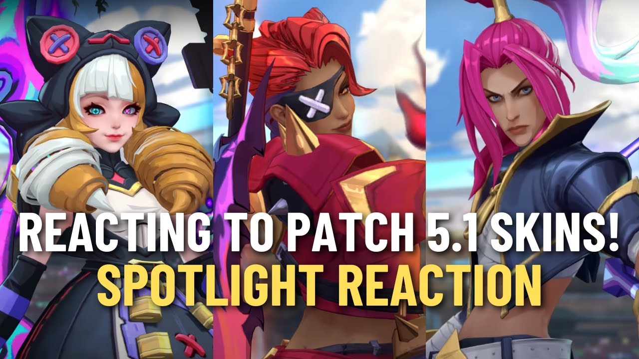 Powder Wild Rift Skin Reacting To The Upcoming 5.1 Skins Spotlight! | Wild Rift - YouTube