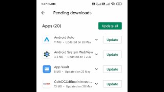 How to update Google Play Store Apps on Android