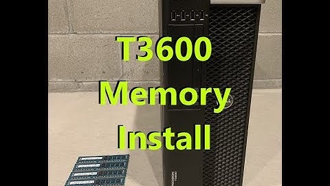 How to install Memory/Ram in to a Precision T3600 Workstation