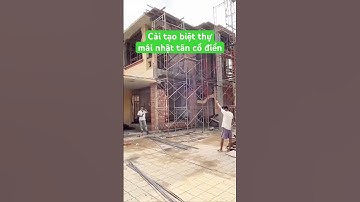 thi công cải tạo mẫu biệt thự tâm cổ điển mặt tiền 12m#biệtthựtâncổđiển