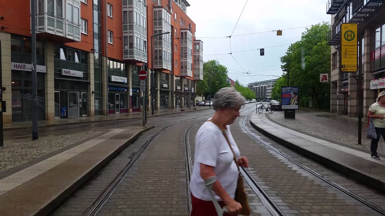 DD- Straßenbahn 4 Pirnaischer Platz - Pohlandplatu