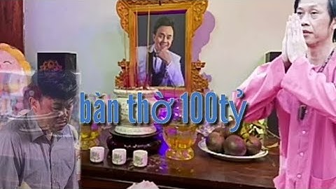 Bàn thờ 100 tỷ của cố nghệ sỹ Chí Tài tại nhà thờ tổ Hoài Linh ở Việt Nam
