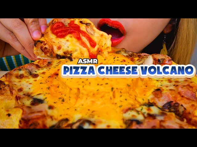 LUBER KEJUNYA 😍🧀 ASMR PIZZA CHEESE VOLCANO VIRAL TIKTOK‼️😋 ASMR Indonesia