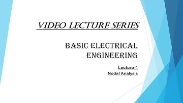 [Lecture-4] Nodal Analysis