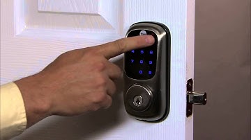 Yale Real Living Touchscreen Deadbolt Programming - Master Pin Code Setting 01