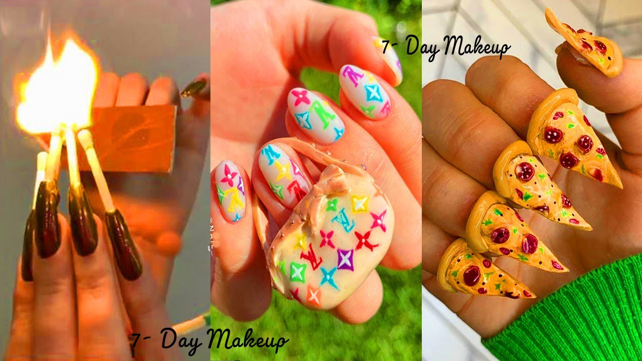 Top Creative Nail Art Ideas We Could Not Believe | Amazingl Nail Art Designs Tutorials_ 7-day Makeup