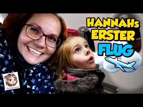 HANNAHS ERSTER FLUG ✈️ Hat sie große Angst? ? Wohin fliegen wir mit dem Flugzeug?