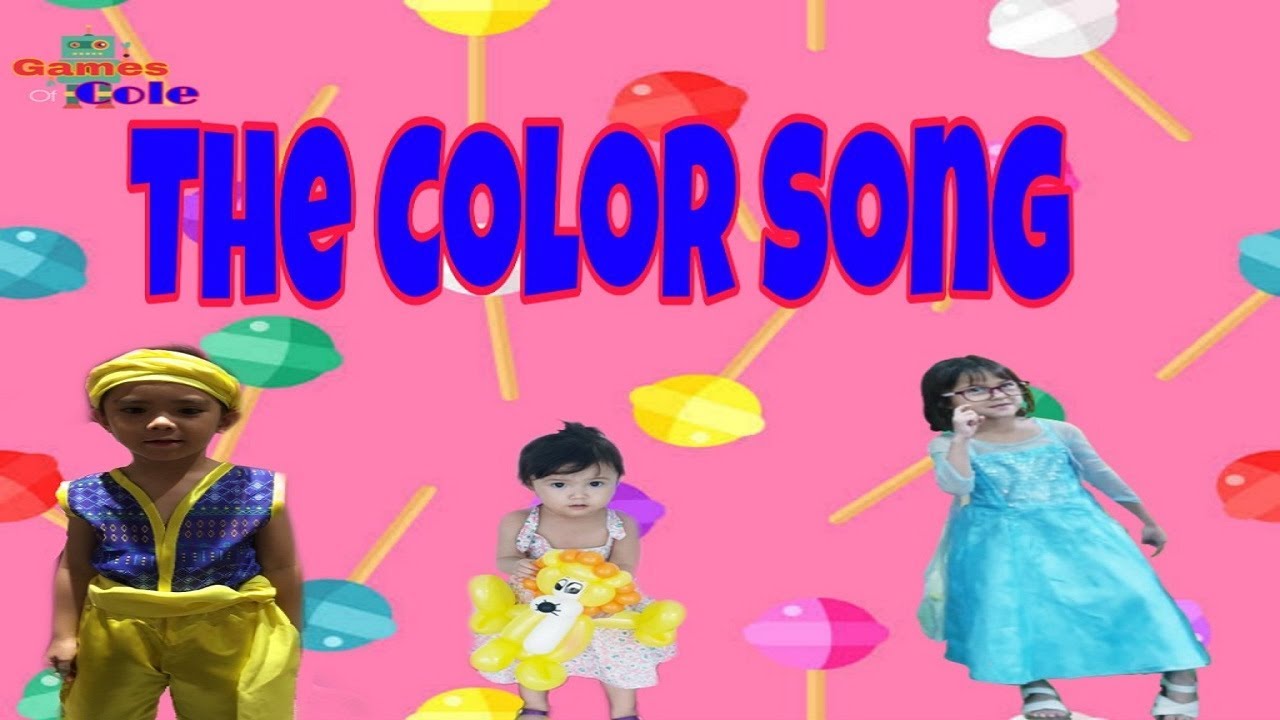 Learn Colors for baby Color Song Learning Video w/ Cole and