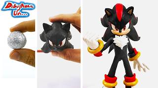 How to Make Shadow The Hedgehog Clay Sculpture | How To Shadow in Clay Tutorial | DibujAme Un