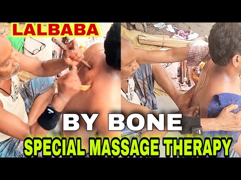 Indian Barber,LalBaba Special Arm, Body Massages,With smoke oil,Pain Relief Special Therapy By Bone