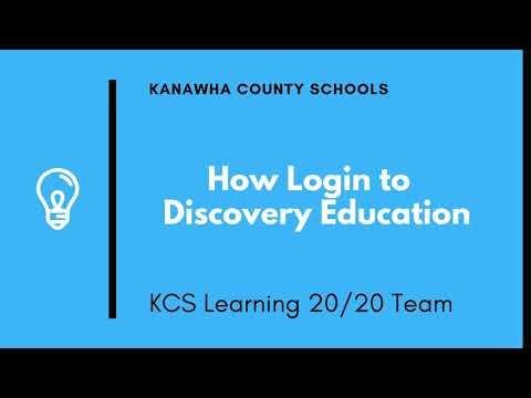 How to Login to Discovery Education for KCS Students and Teachers