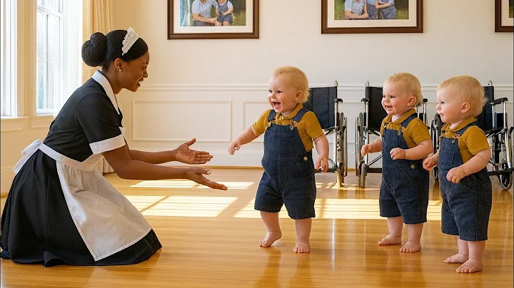 Billionaire Installed Camera To Watch Paralyzed Triplets, What he saw the maid doing shocked him