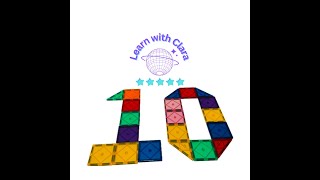 Full Numbers with Magna tiles: 1 to 10 Guide