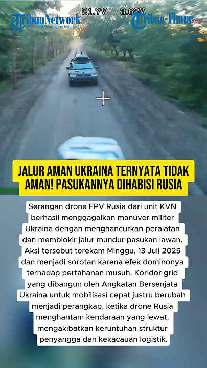 JALUR AMAN UKRAINA TERNYATA TIDAK AMAN! PASUKANNYA DIHABISI RUSIA