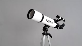 How To Install HEXEUM Astronomical Portable Refracting Telescope Video.