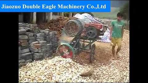 industrial cassava peeling and chipping machine/big capacity cassava peeler and slicer