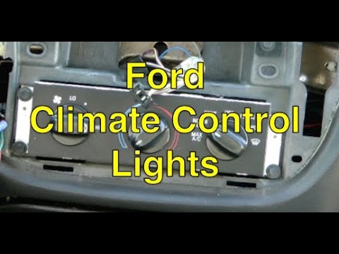 Ford Crown Victoria climate control lighting