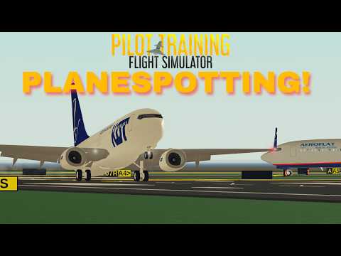 Planespotting in PTFS (Roblox) | NEW A320!