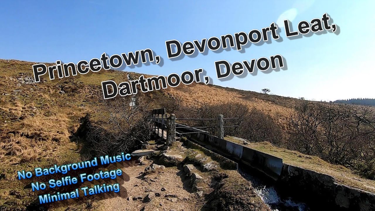 Princetown, Devonport Leat, Dartmoor National Park, Devon..Virtual Walk
