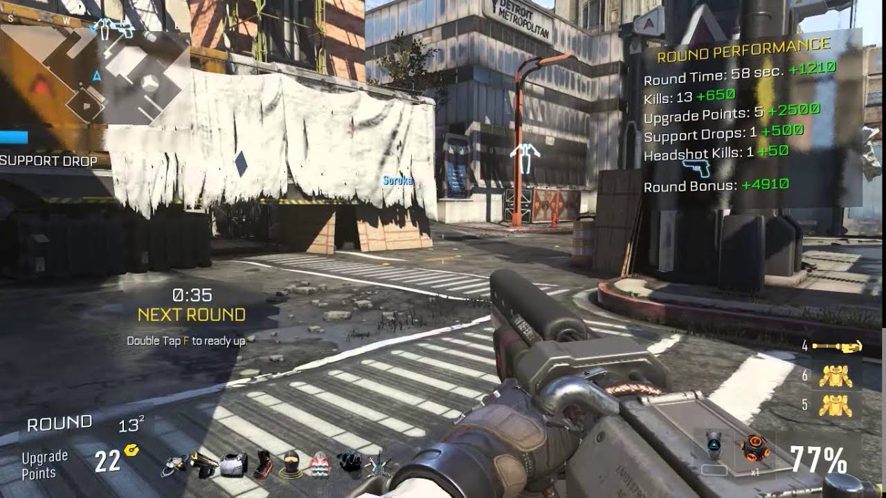 Infinite turret head in Advanced Warfare Exo-Survival