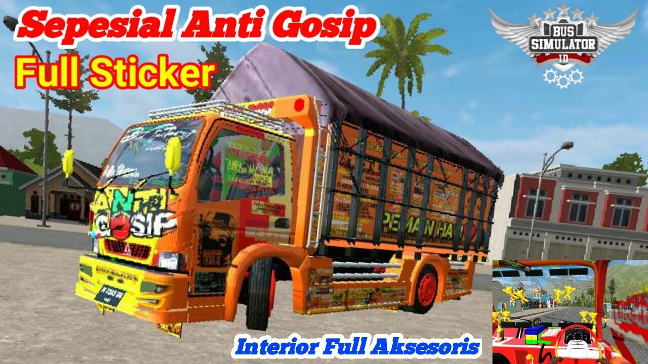 Bussid Mod  Sepesial Truck Anti  Gosip  Terbaru Full  Sticker 