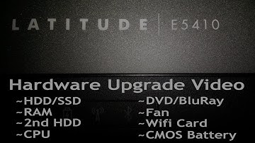 Dell Latitude E5410 & E5510 ~All Hardware Upgrades; SSD, RAM, 2nd HDD, CPU, DVD, Wifi, CMOS