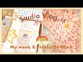 Studio Vlog✧15 : Getting back to business! Portfolio work & Freelance life so far~