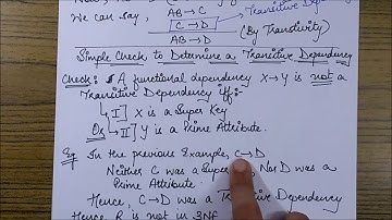 NORMALIZATION: 3NF (Third Normal Form) - Concept & Example (DBMS)
