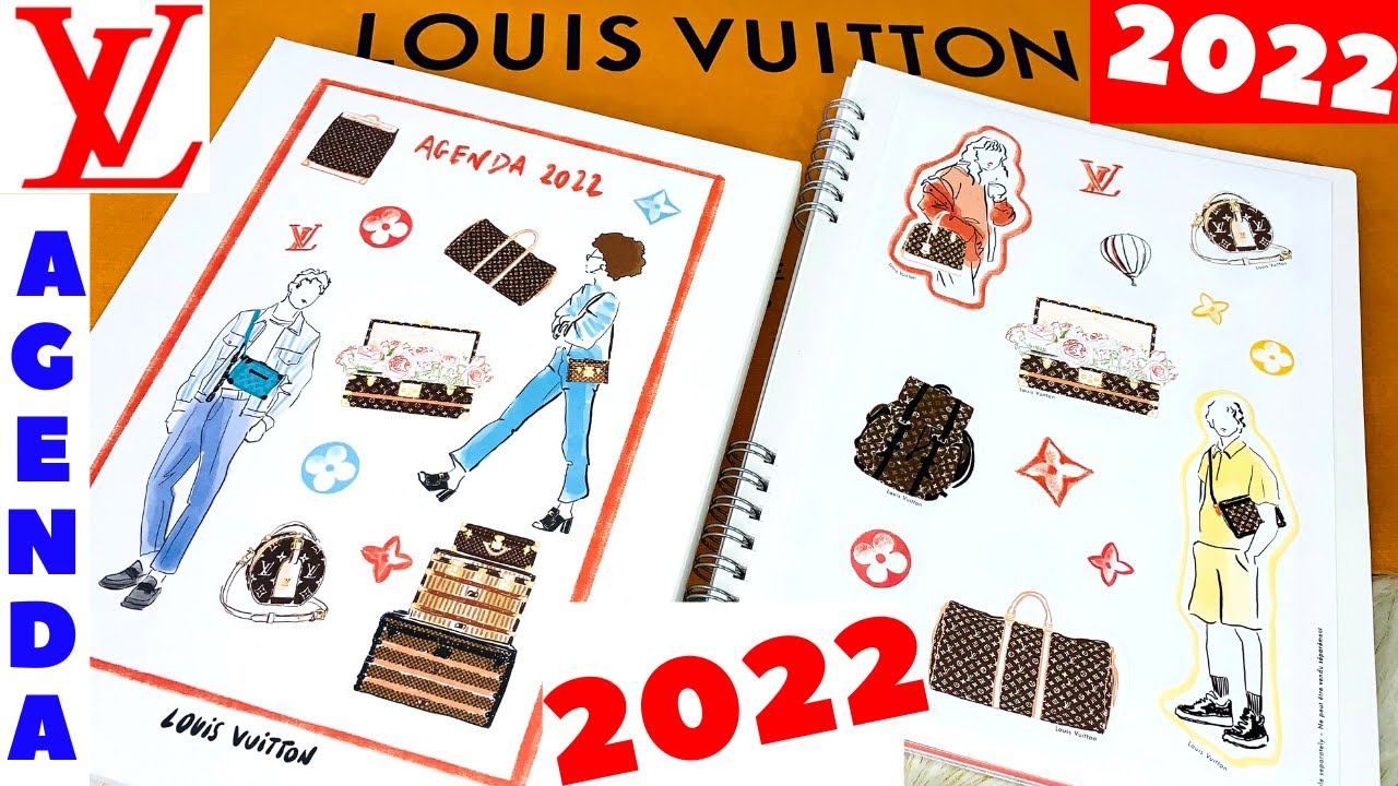 NEW YEAR'S DOUBLE UNBOXING, 2022 LOUIS VUITTON DESK AGENDA & PM AGENDA  REFILLS + SET UP