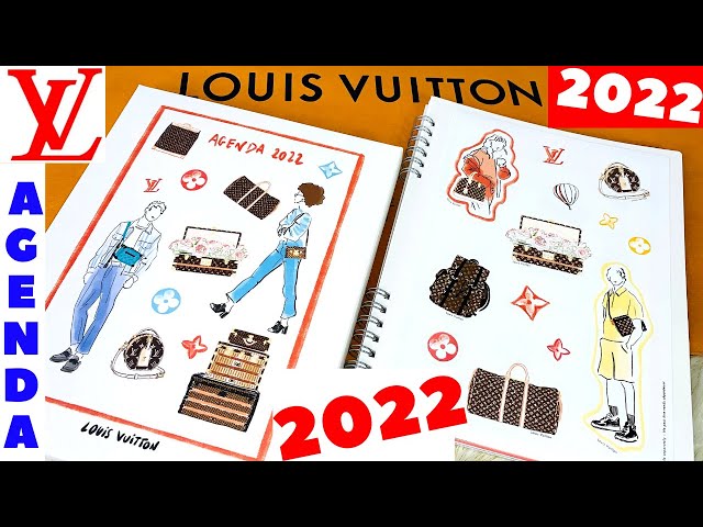 Louis Vuitton 2022 Office Weekly Agenda Refill UNBOXING and REVIEW 