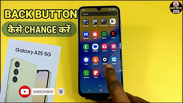 Samsung Galaxy A25 5G Back Button Setting  | How to change navigation button in Samsung Galaxy A25