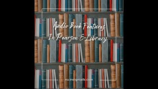 Audiobook feature in Pearson e-library