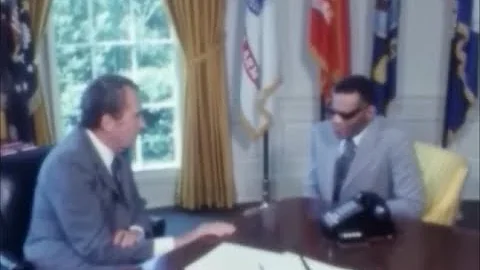 September 15, 1972 - President Richard Nixon meets...