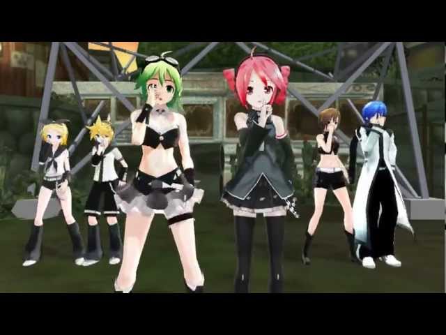 Mmd Panda Hero ﾊﾟﾝﾀﾞﾋｰﾛｰ Gumi Teto Rin Len Kaito Meiko Youtube