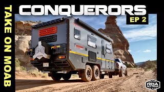 INSANE offroad test! UEV 19 & 14 4X4 off road Trailer on JEEP TRAIL MOAB! EP. 2 |ROA Off-Road (2023)