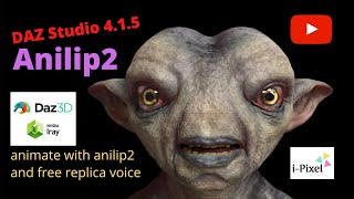 Daz Studio | Tutorial Anilip2   PowerPose with human ai voice