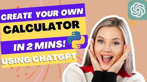 How to Build a Calculator in Python with Chat GPT:Mastering the Basics! #beginerfriendly #openai