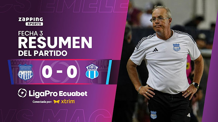 CS Emelec 0 - 0 Macará / Fecha 3 / LigaPro Ecuabet conectada por Xtrim