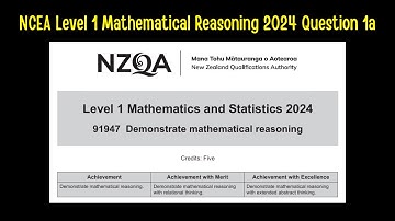 NCEA Level 1 Mathematical Reasoning 2024 Question 1a