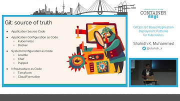GitOps: Git Based Application Deployment Patterns for Kubernetes - Shahidh K. Mohammed, Hasura