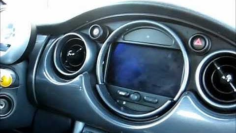 How to Remove Navigation Screen / Monitor from Mini Cooper  2005 for Repair.